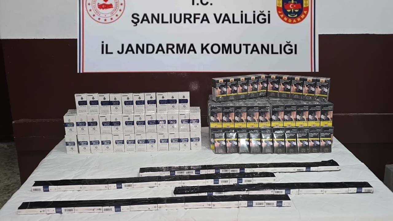 Şanlıurfa’da kaçakçılık operasyonu