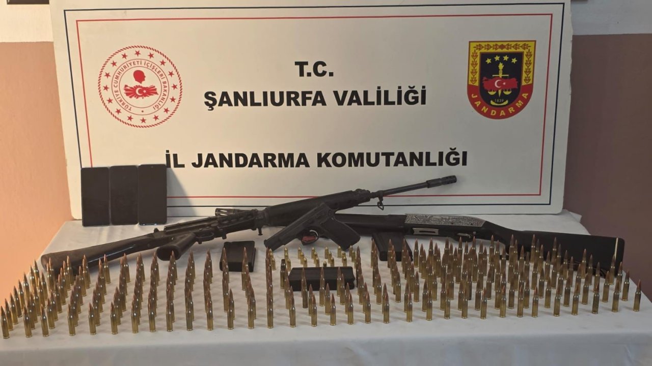 Şanlıurfa'da ruhsatsız silah operasyonu