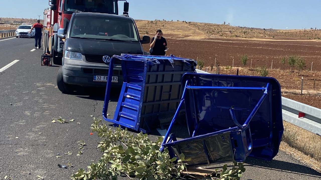 Mardin’de trafik kazası: 1 ölü, 4 yaralı