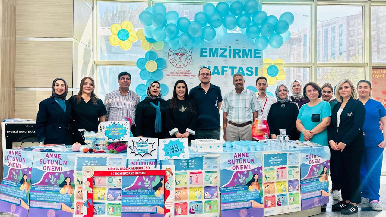 Siirt’te ‘Emzirme Haftası’ etkinliği
