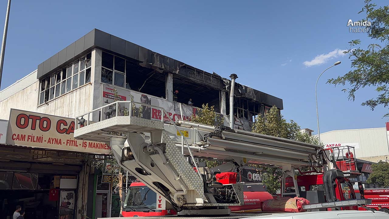 Gaziantep'te iş yeri yangını