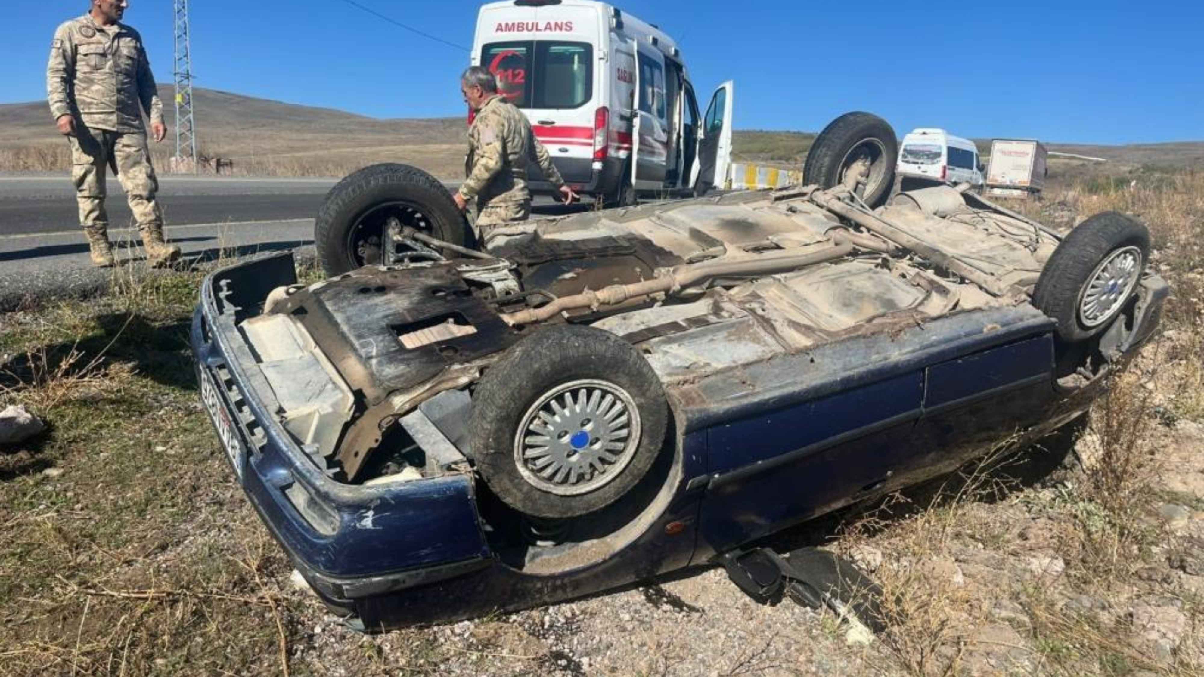 Ardahan’da korkutan kaza: 4 yaralı