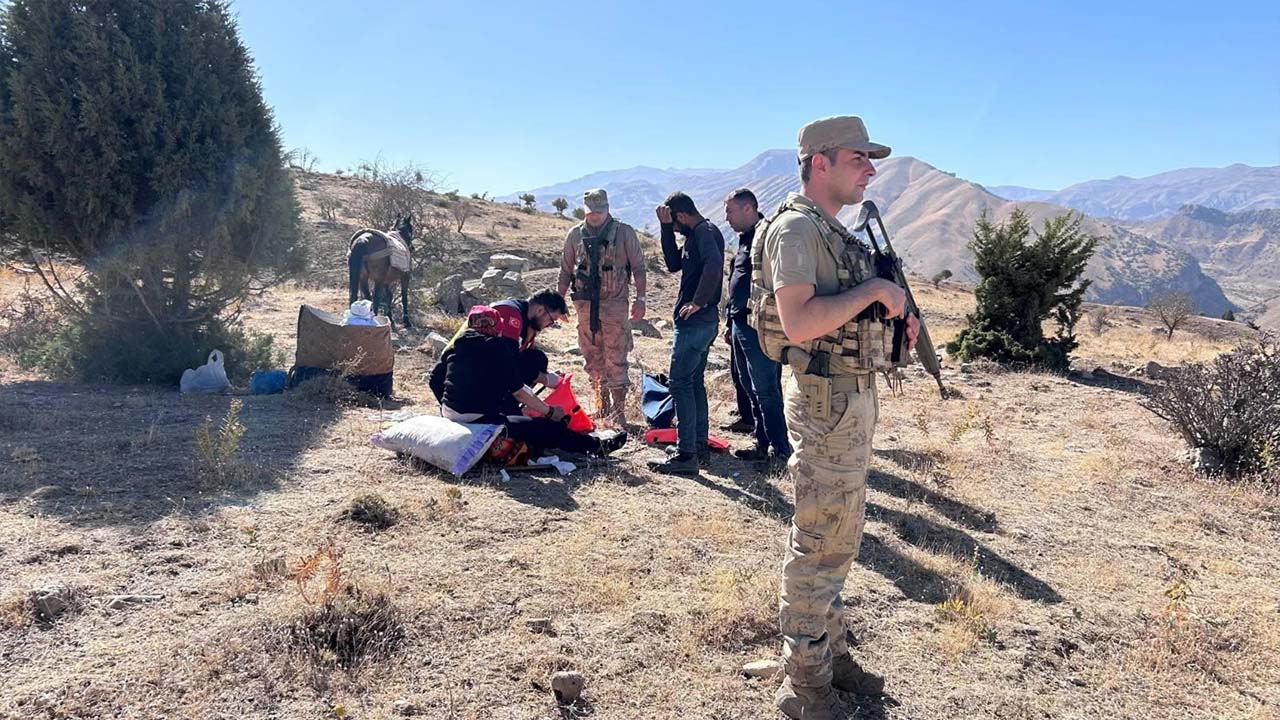Şırnak'ta attan düşen kadın sol bacağını kırdı