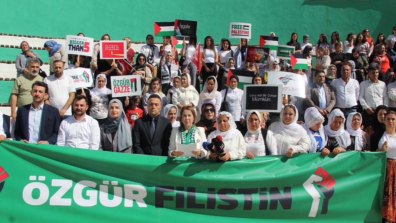 Şırnak’ta Filistin için ‘Sessiz Çığlık’ yürüyüşü düzenlendi