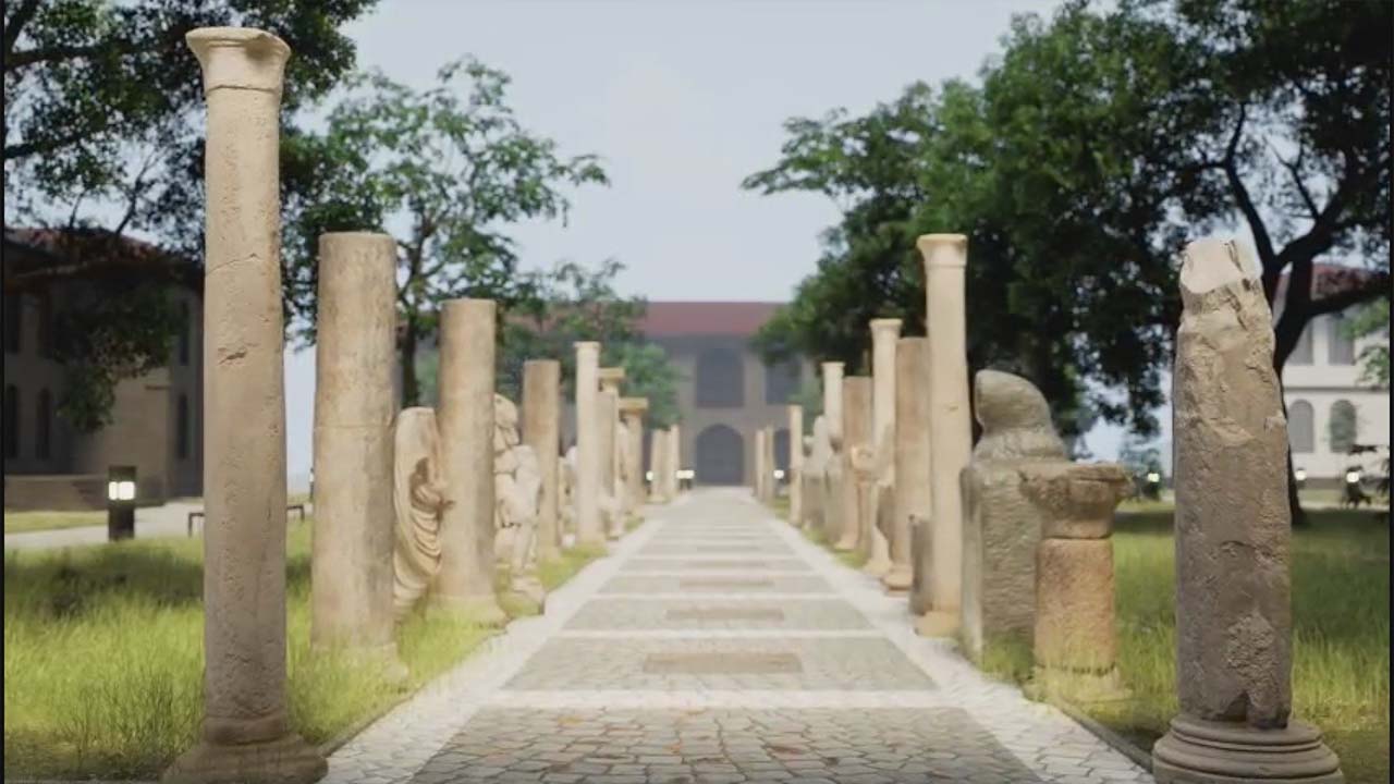 Diyarbakır Müzesi’nde Roma esintisi: ‘Sütunlu Yol’ ziyaretçilere açılıyor