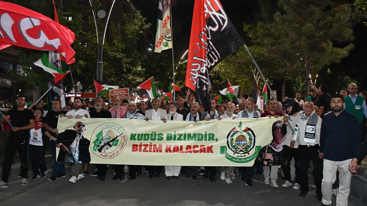 Batman'da İsrail'in saldırıları protesto edildi