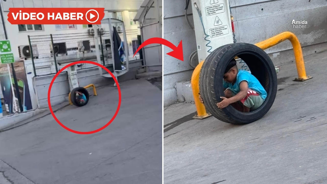 Diyarbakır’da tehlikeli oyun: Ölümden döndü