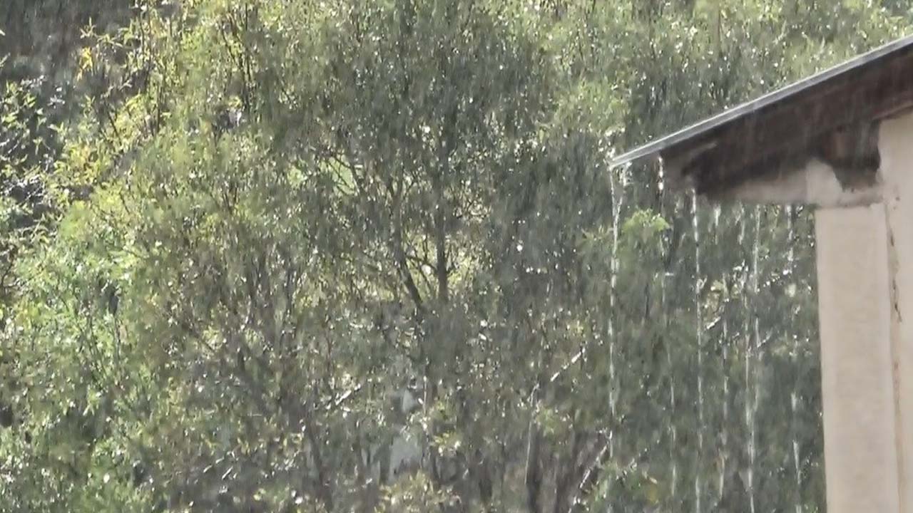 Tunceli’de gök gürültü sağanak yağış etkili oldu