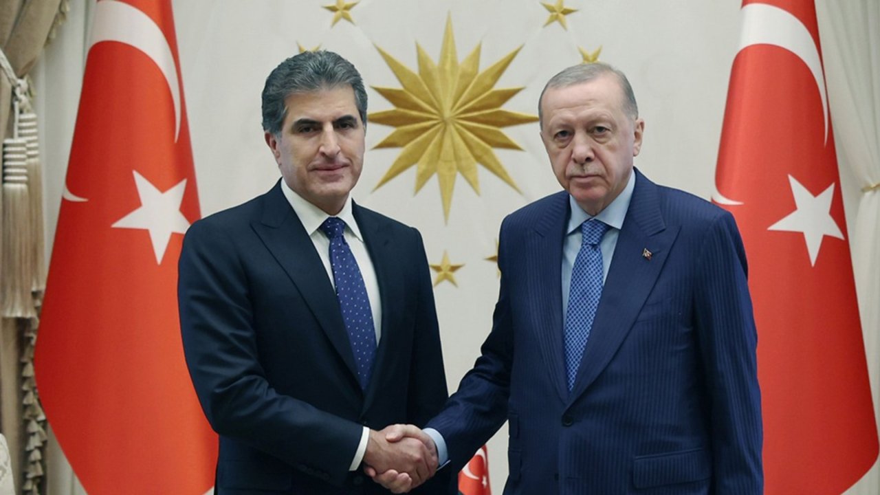 Cumhurbaşkanı Erdoğan, Barzani’yi ağırladı
