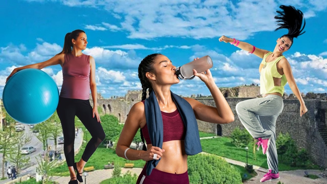 Diyarbakır’da kadınlara ücretsiz pilates, zumba ve fitness eğitimi