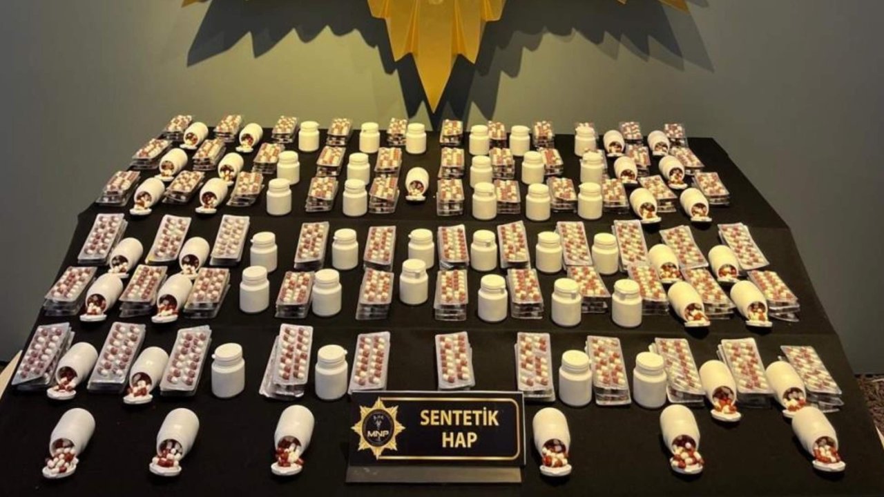 Malatya’da binlerce uyuşturucu hapı ele geçirildi