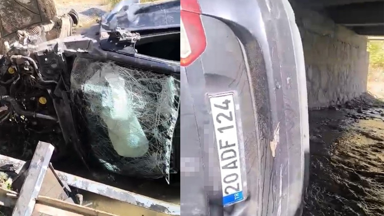 Hakkari'de otomobil dereye uçtu: 4 yaralı