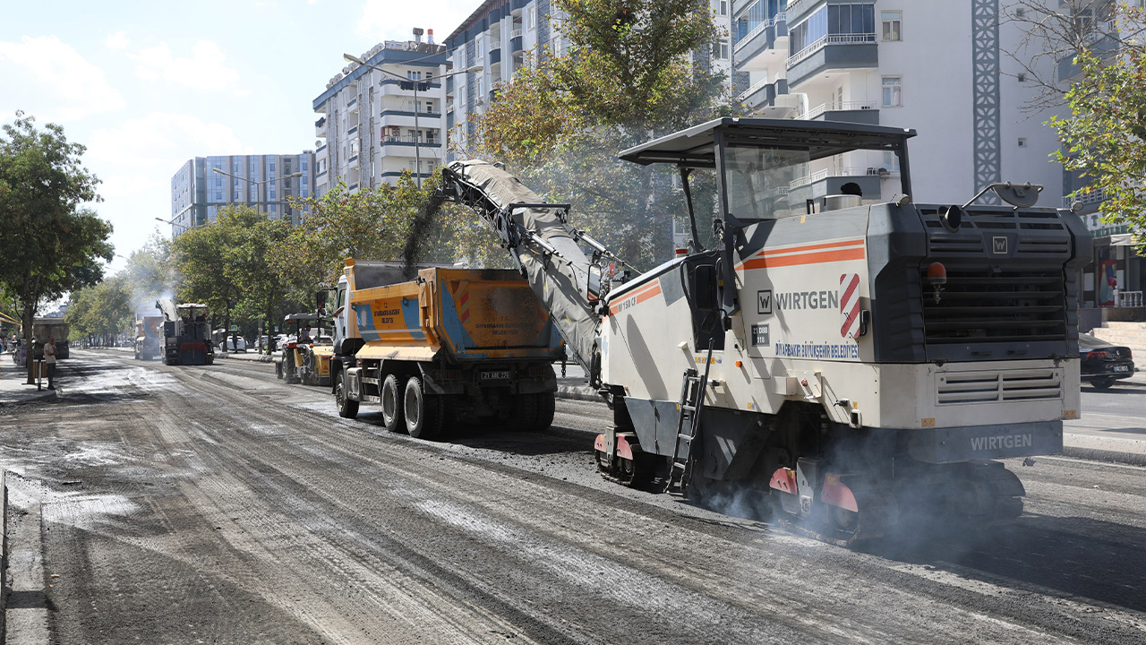 Diyarbakır’da 7 caddeye daha asfalt serilecek