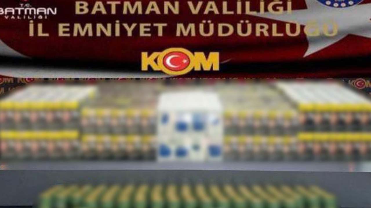 Batman'da kaçakçılık operasyonu