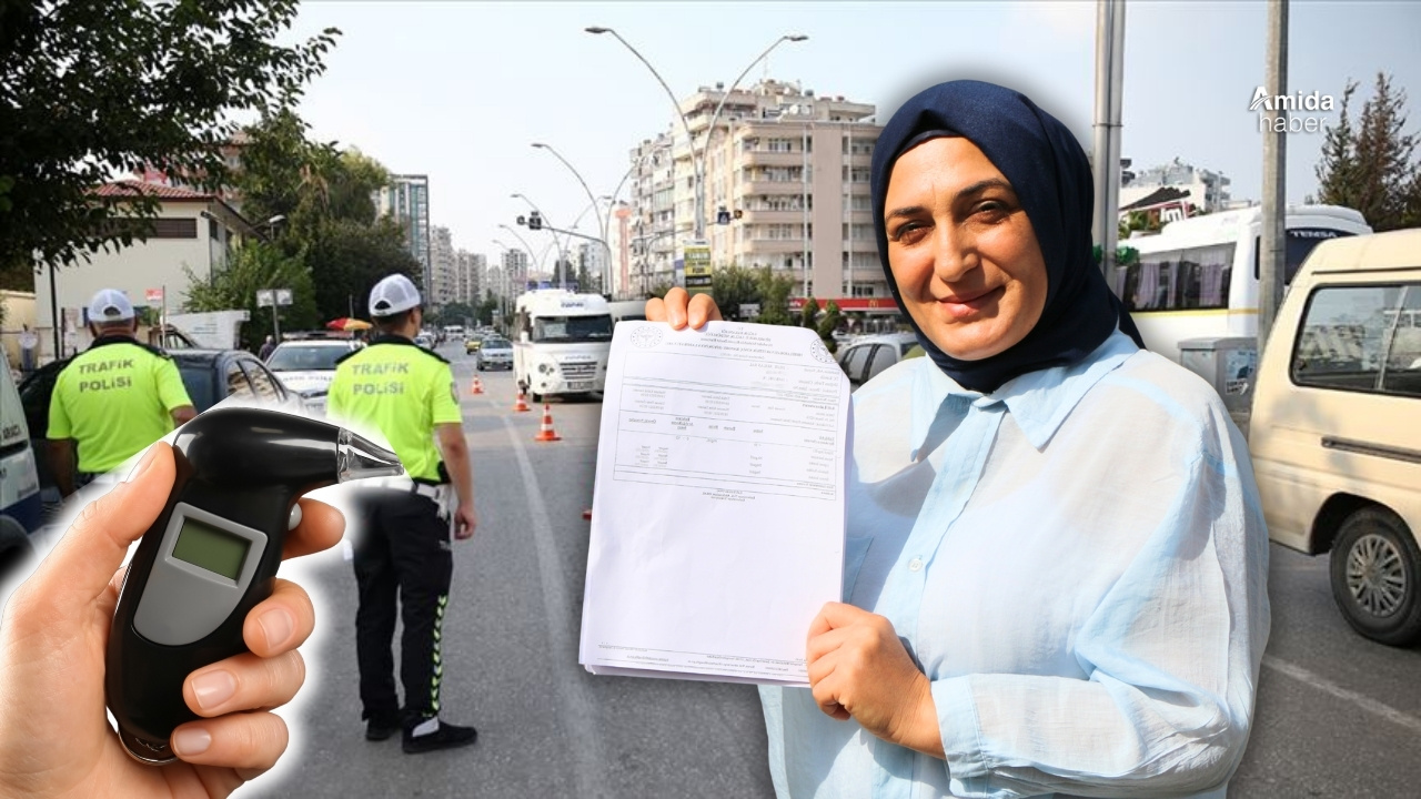 Diyarbakırlı sürücüye alkolmetre şoku: Islak mendile dikkat!