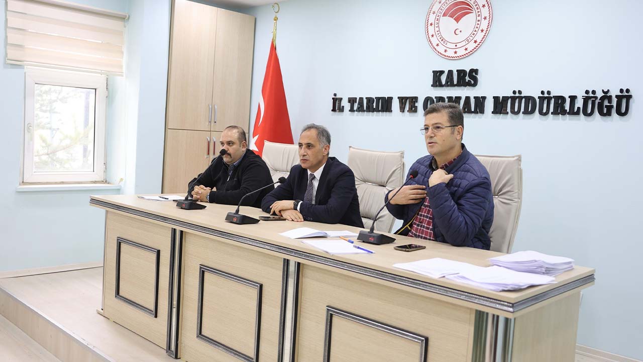 Kars’ta tarım sayımı bilgilendirme toplantısı düzenlendi