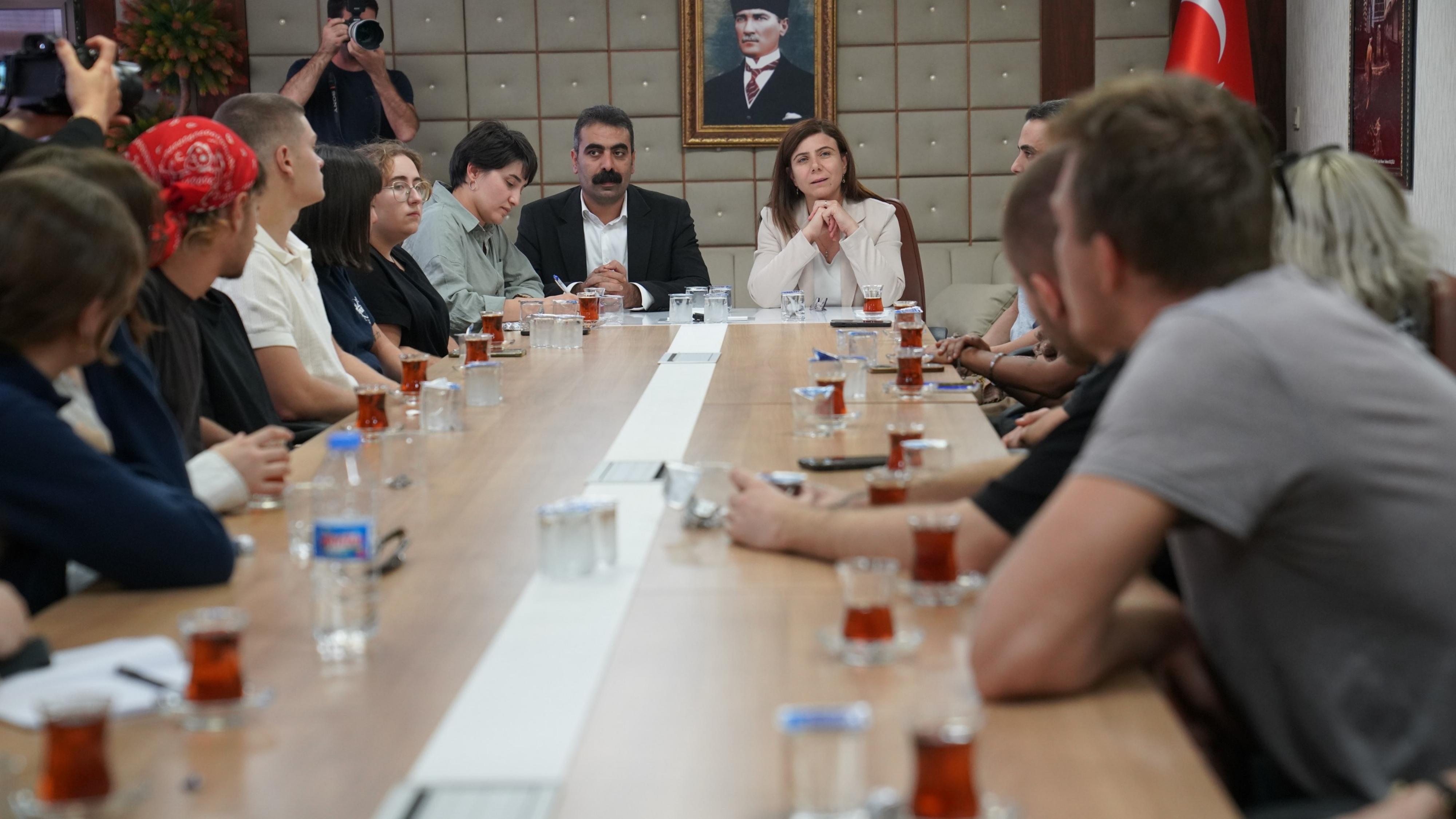 Erasmus heyeti Diyarbakır’da: Eş Başkanlar soruları yanıtladı