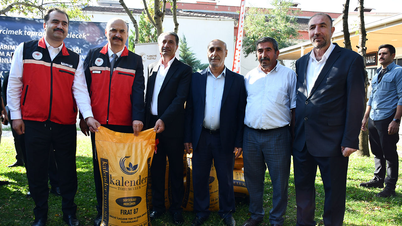 Batman'da çiftçilere mercimek tohumu dağıtıldı