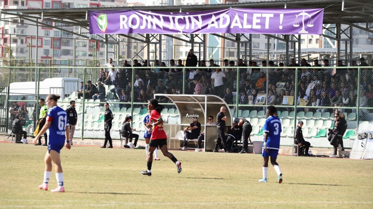 Amedspor maçında ‘Rojin’ krizi