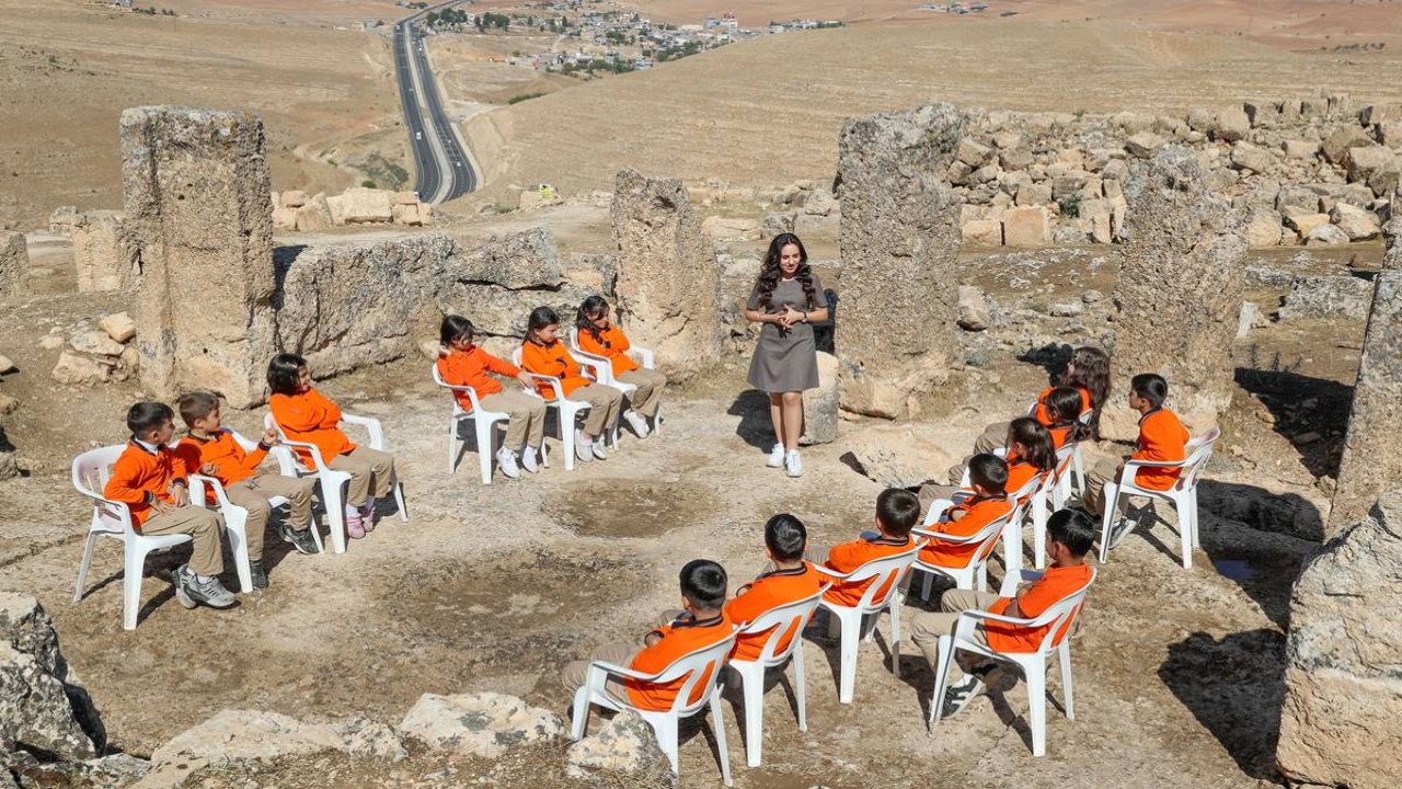 Diyarbakır Zerzevan’da öğrencilerle tarihe yolculuk