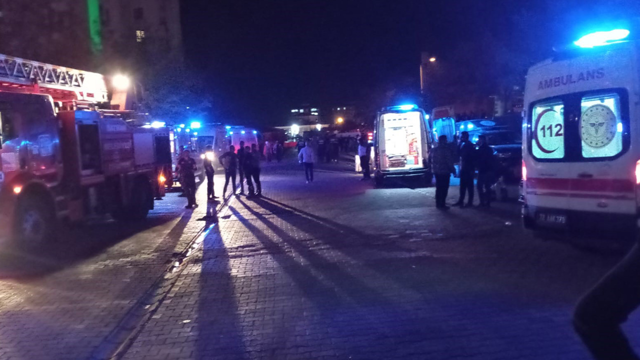Batman’da ev yangını: 1 ölü, 14 yaralı