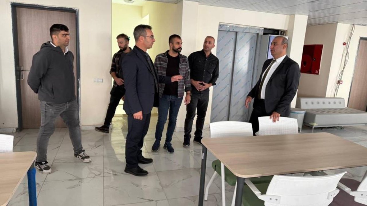 Şırnak’ta spor tesislerine müdürden inceleme
