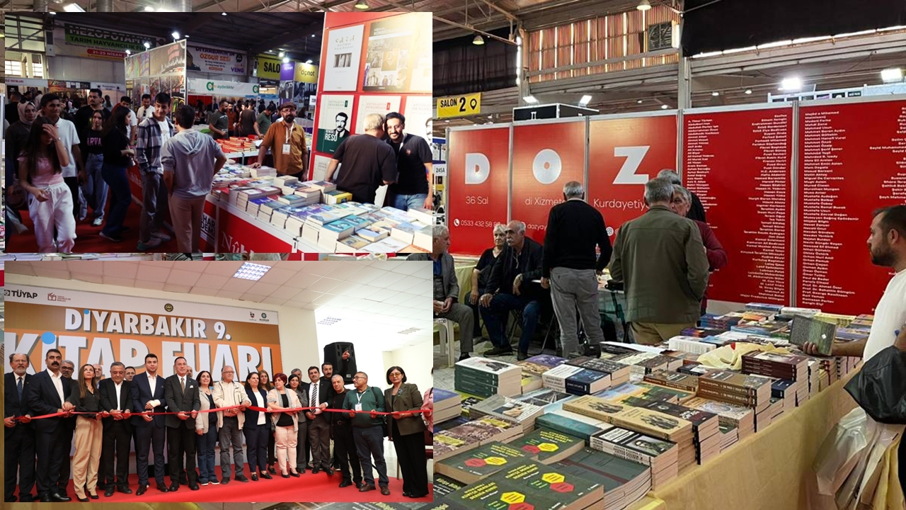 Diyarbakır Kitap Fuarı’na ikinci günde yoğun ilgi