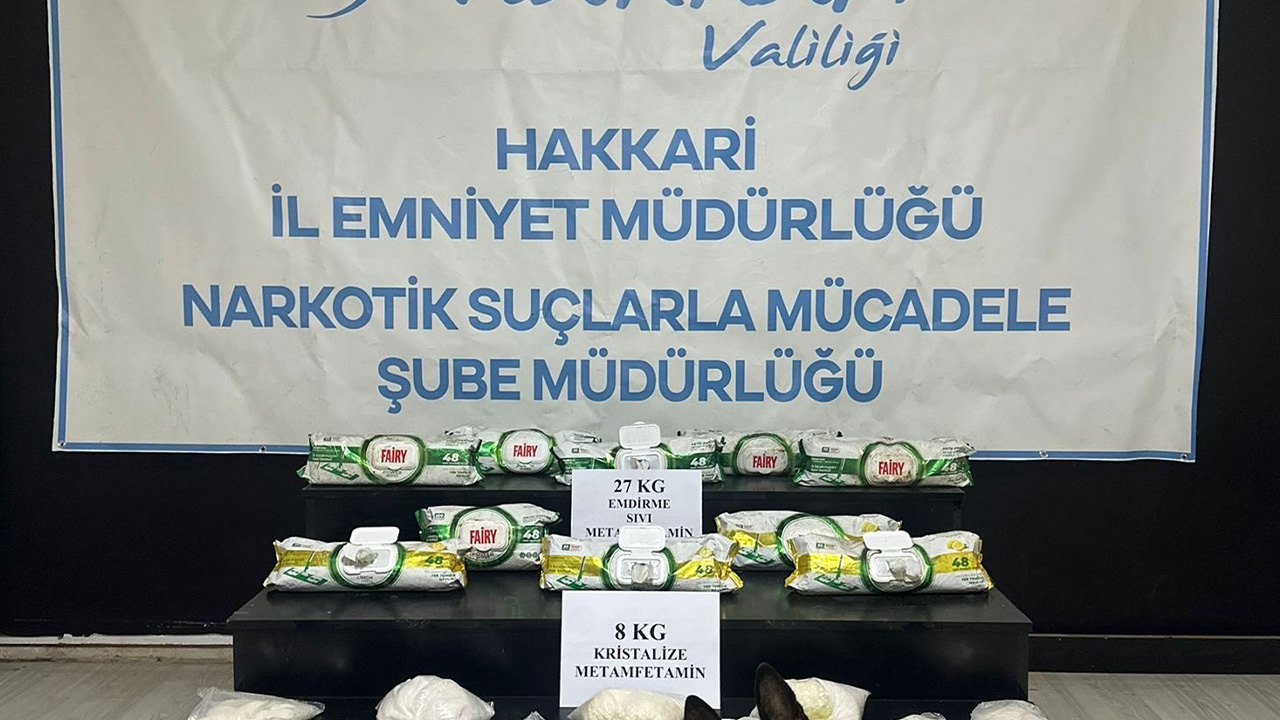 Hakkari'de uyuşturucu operasyonu: 43 kilo ele geçirildi