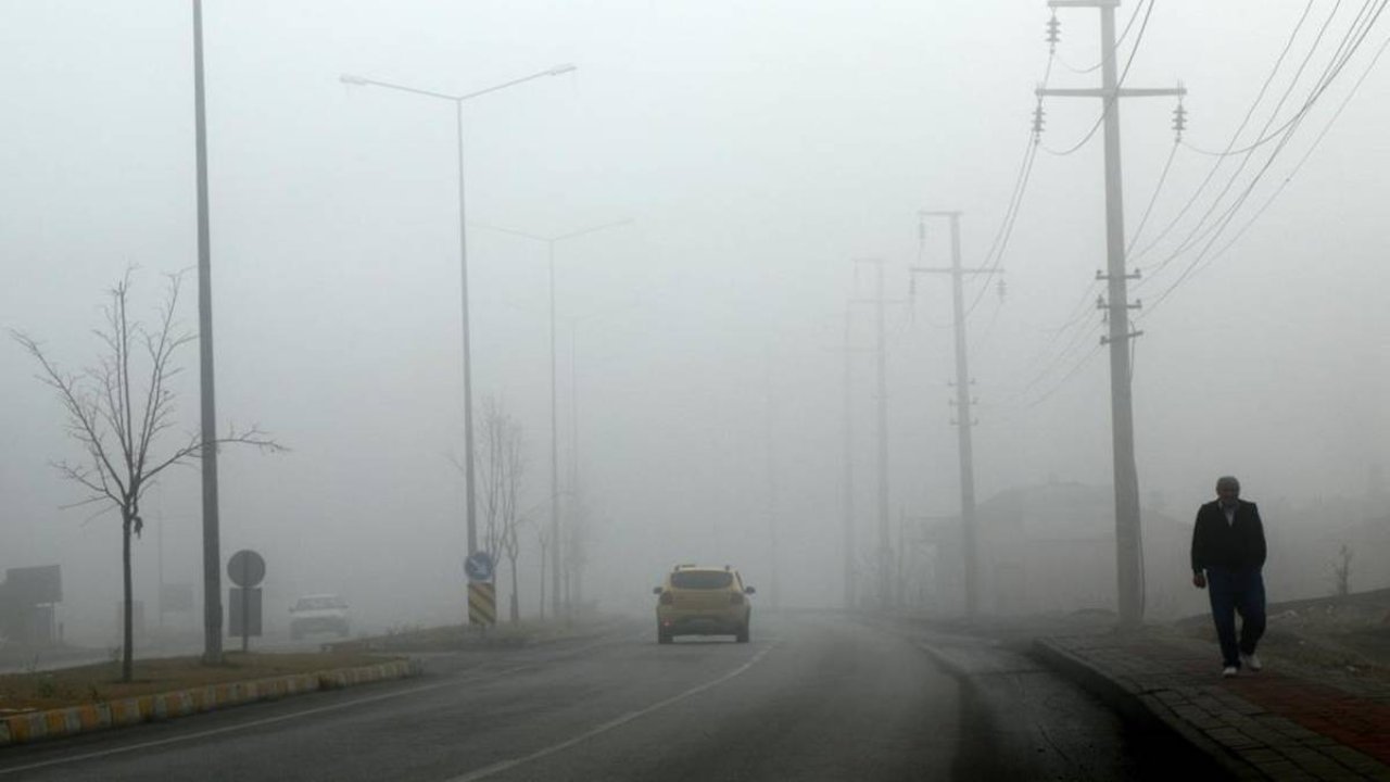 Sis Erzincan’ı etkisi altına aldı