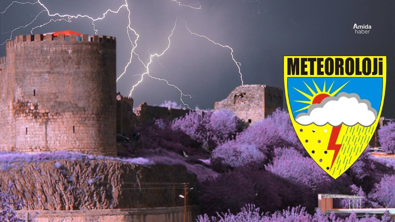Diyarbakır Meteorolojiden şiddetli yağış uyarısı