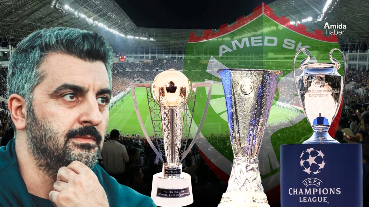 Amedspor’un yeni teknik direktörü: Hedefimiz Avrupa kupaları
