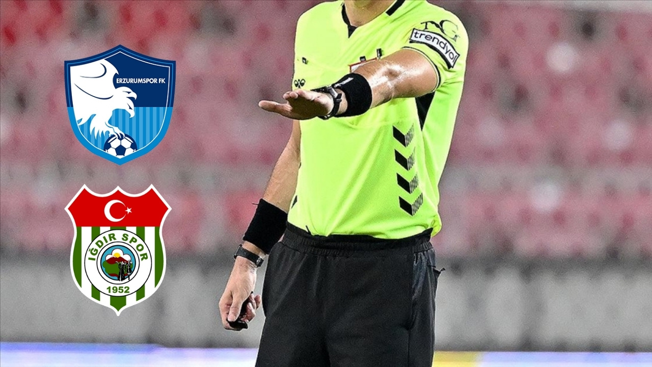 Erzurumspor - Iğdır FK maçında hakem kararları ortalığı karıştırdı