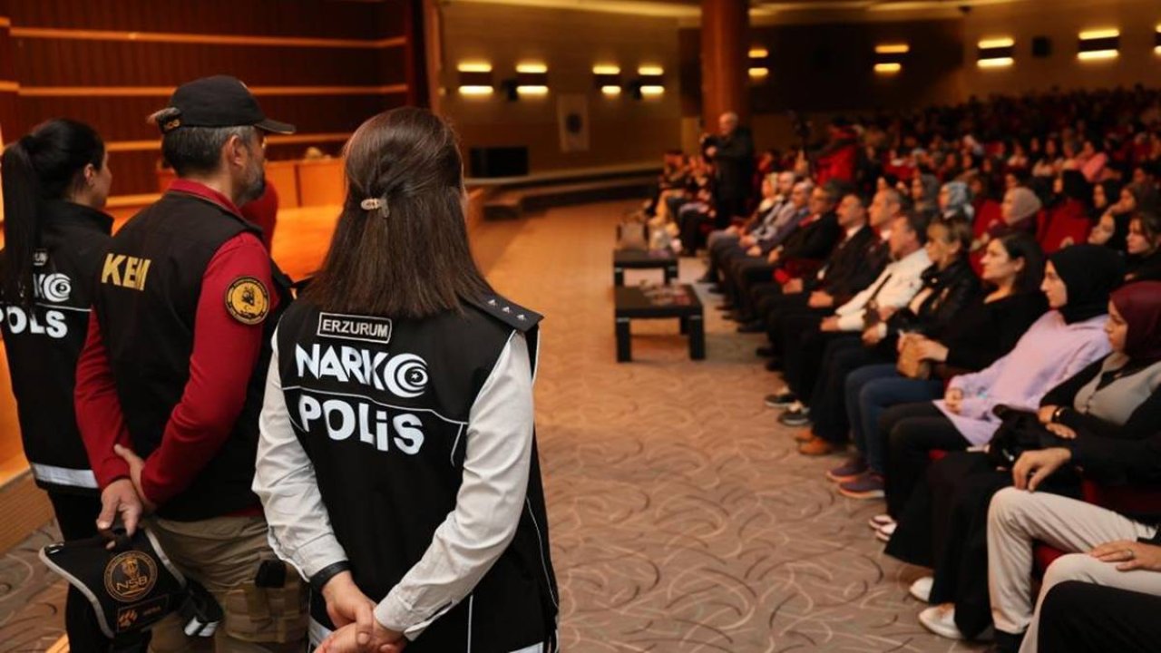 Erzurum’da uyuşturucuya karşı eğitim