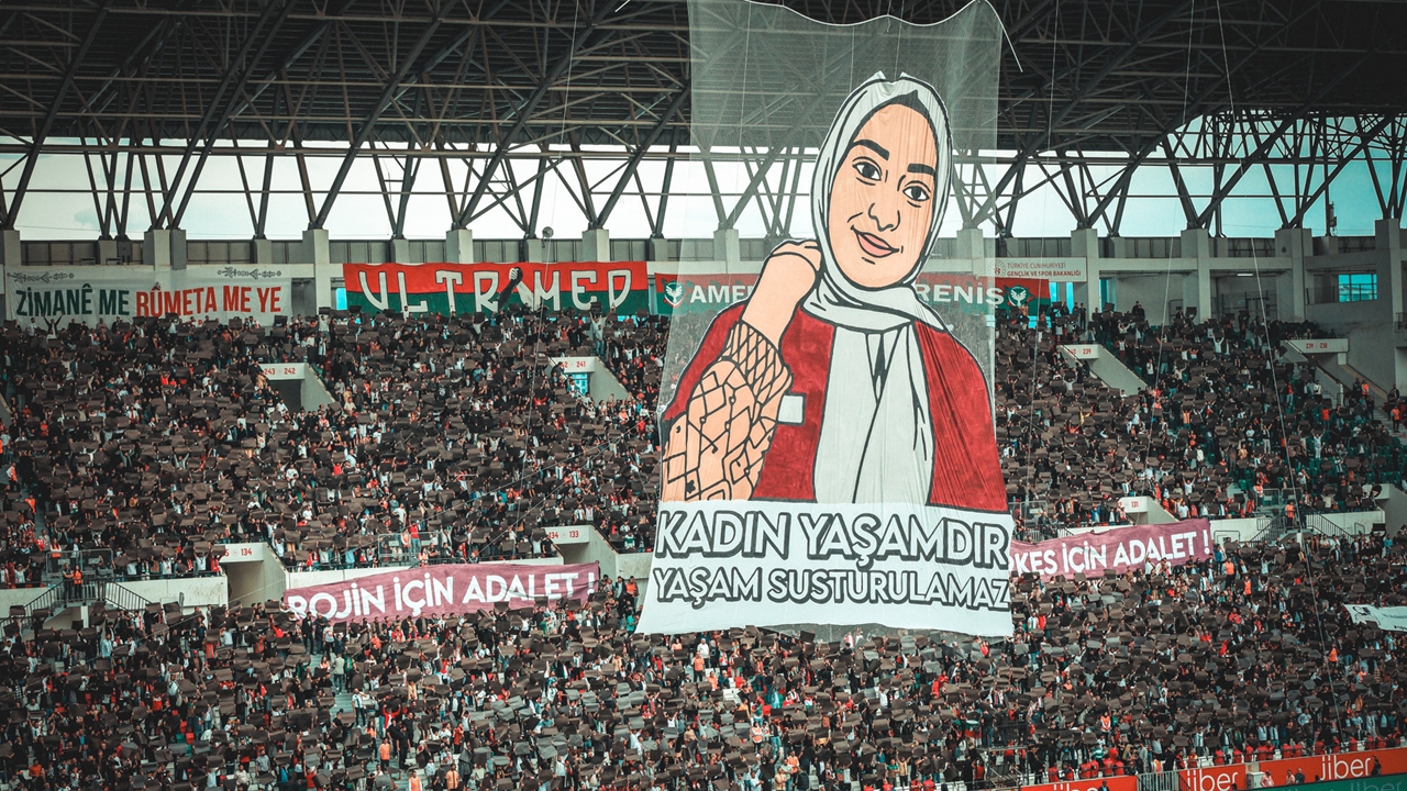 Amedspor’dan taraftara Rojin teşekkürü