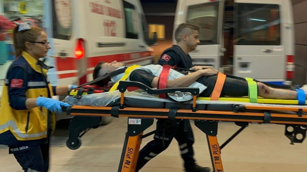 Motosiklet ile tırın çarpışması sonucu bir kişi yaralandı