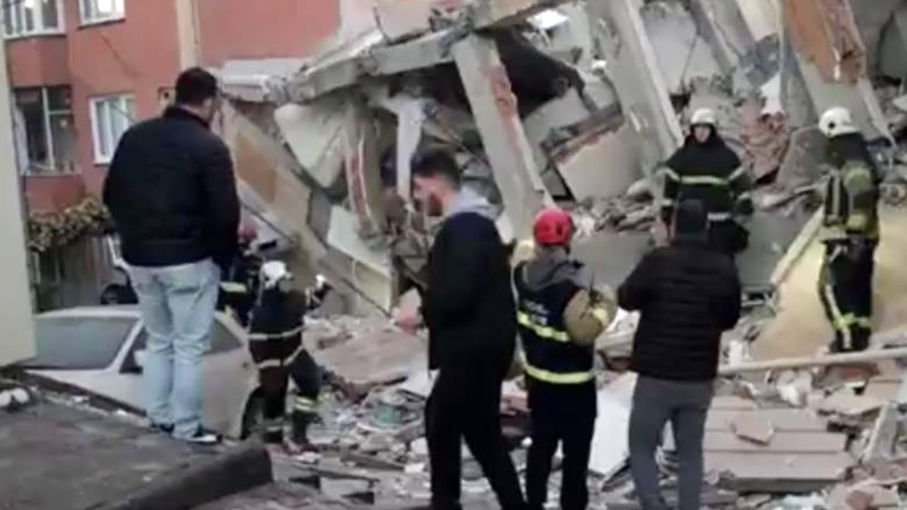 Kocaeli’de 6 katlı bina çöktü