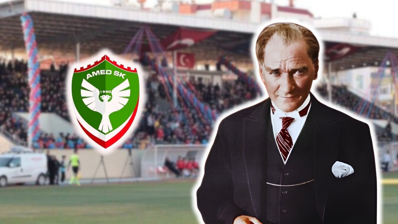 Amedspor maçında ‘Mustafa Kemal’in askerleriyiz’ sloganı