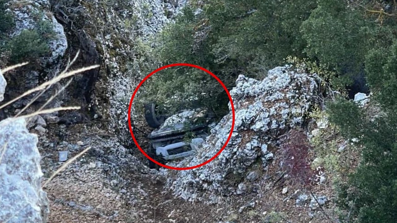 Mersin’de araç 30 metrelik uçuruma düştü: Sürücü öldü