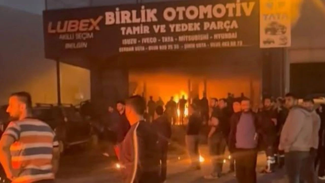 Diyarbakır Oto Sanayi Sitesi’nde patlama
