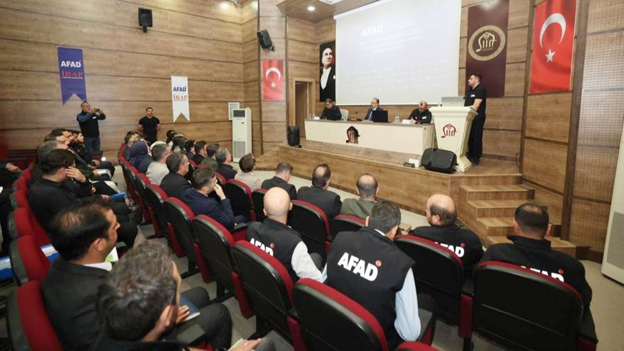 Siirt’te afet risk azaltma planı görüşüldü: 52 plan masada