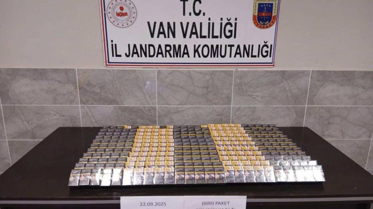 Van’da kaçak sigara ele geçirildi: Adli işlem başlatıldı