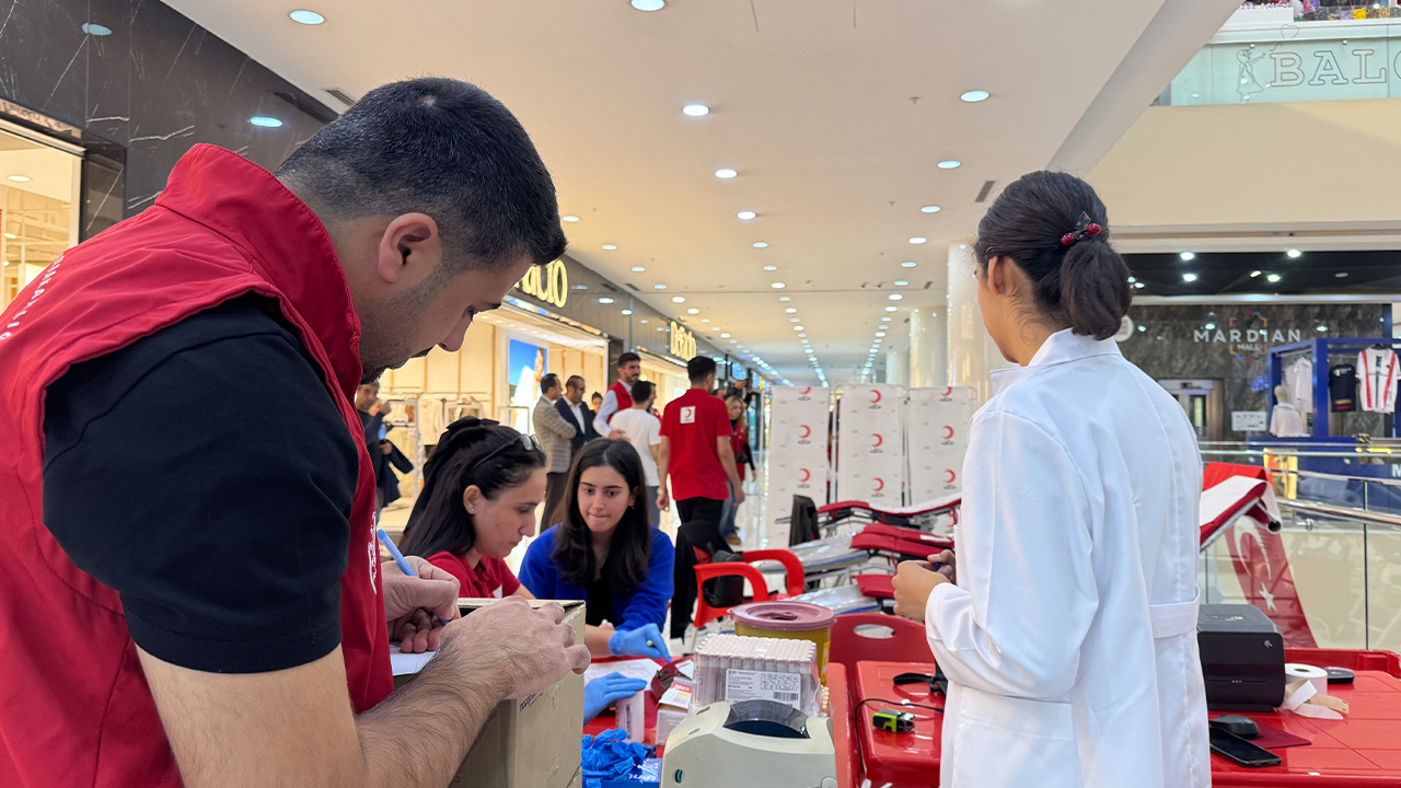 Mardin’de Kızılay Haftasında farkındalık etkinliği yapıldı