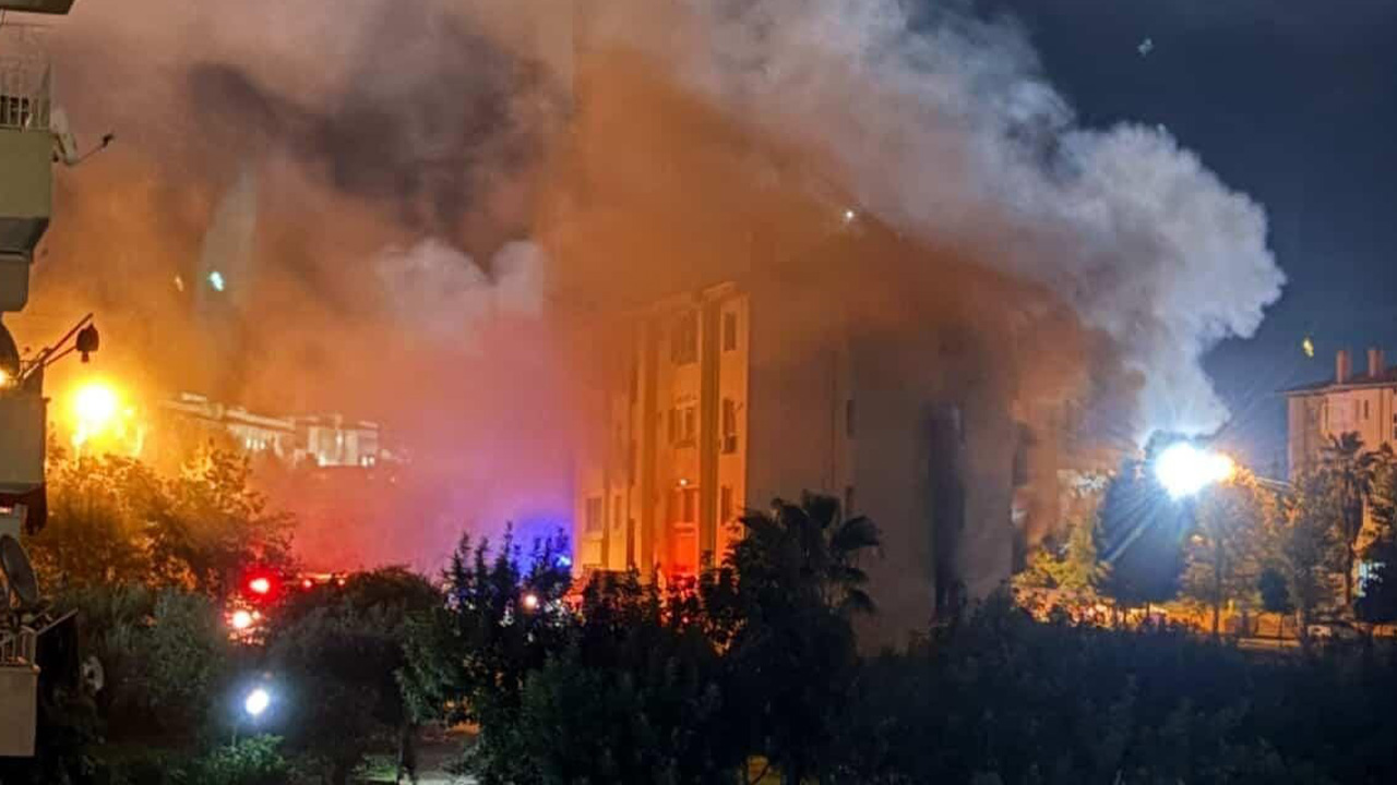 Osmaniye'de korkutan ev yangını