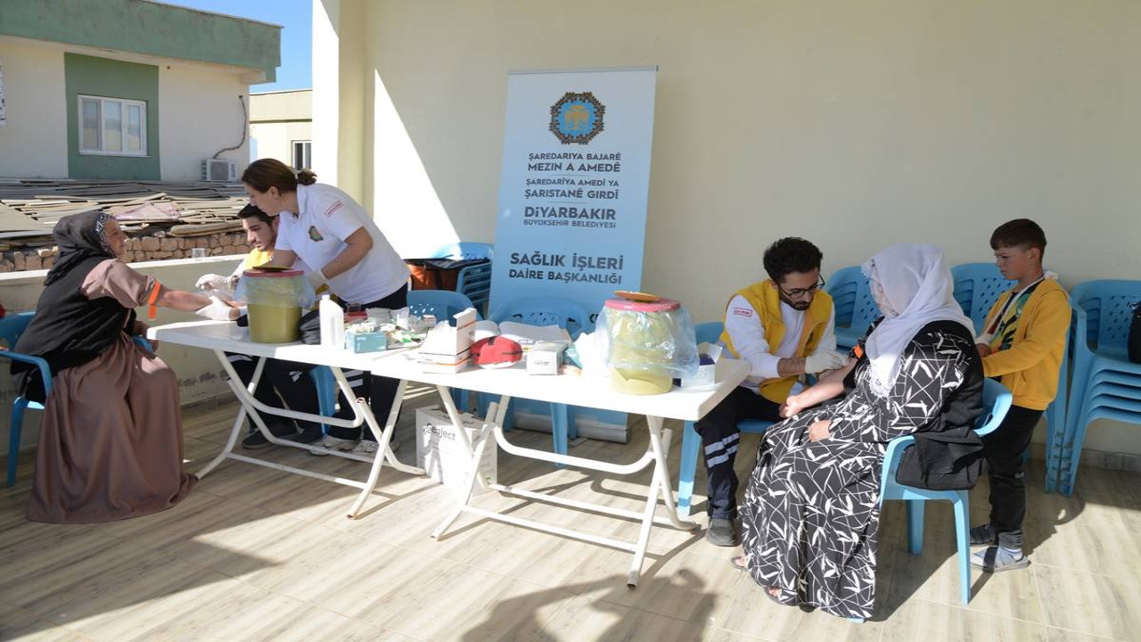 Diyarbakır’da 10 bin kişiye hizmet: Hepatit testi de ücretsiz oldu