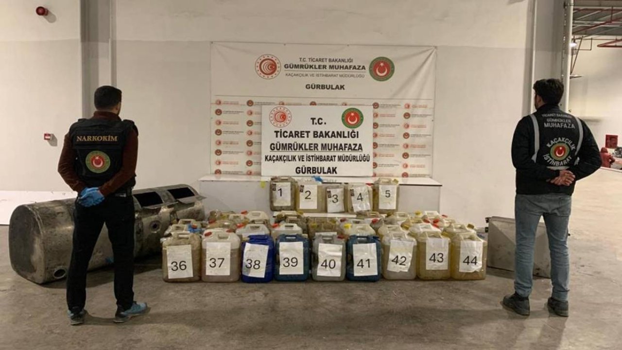 Ağrı’da 2,6 milyar liralık uyuşturucu operasyonu