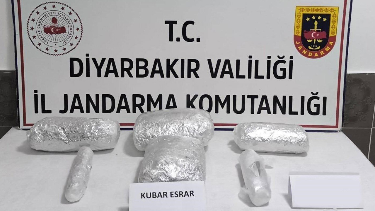 Diyarbakır’da operasyon: 73 kilo uyuşturucu ele geçirildi