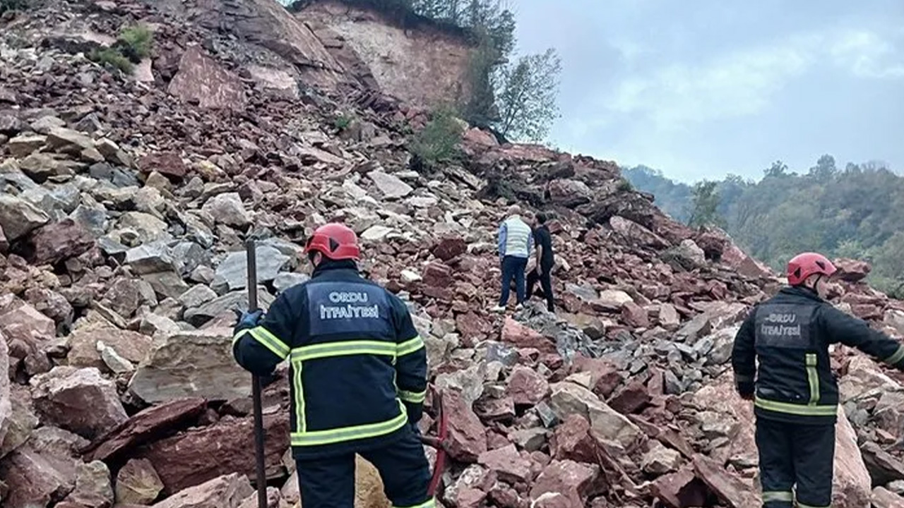 Taş ocağında göçük: 2 kişi enkaz altında kaldı