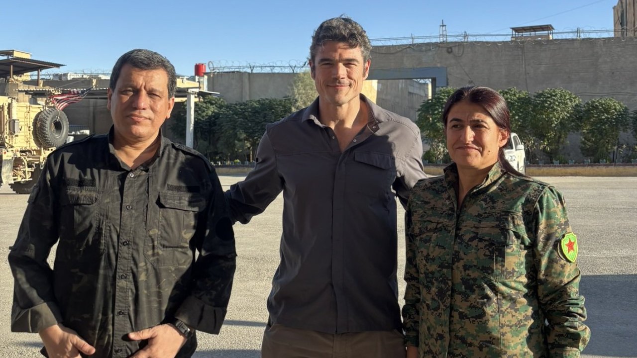 ABD direktörü Mazlum Abdi ile görüştü