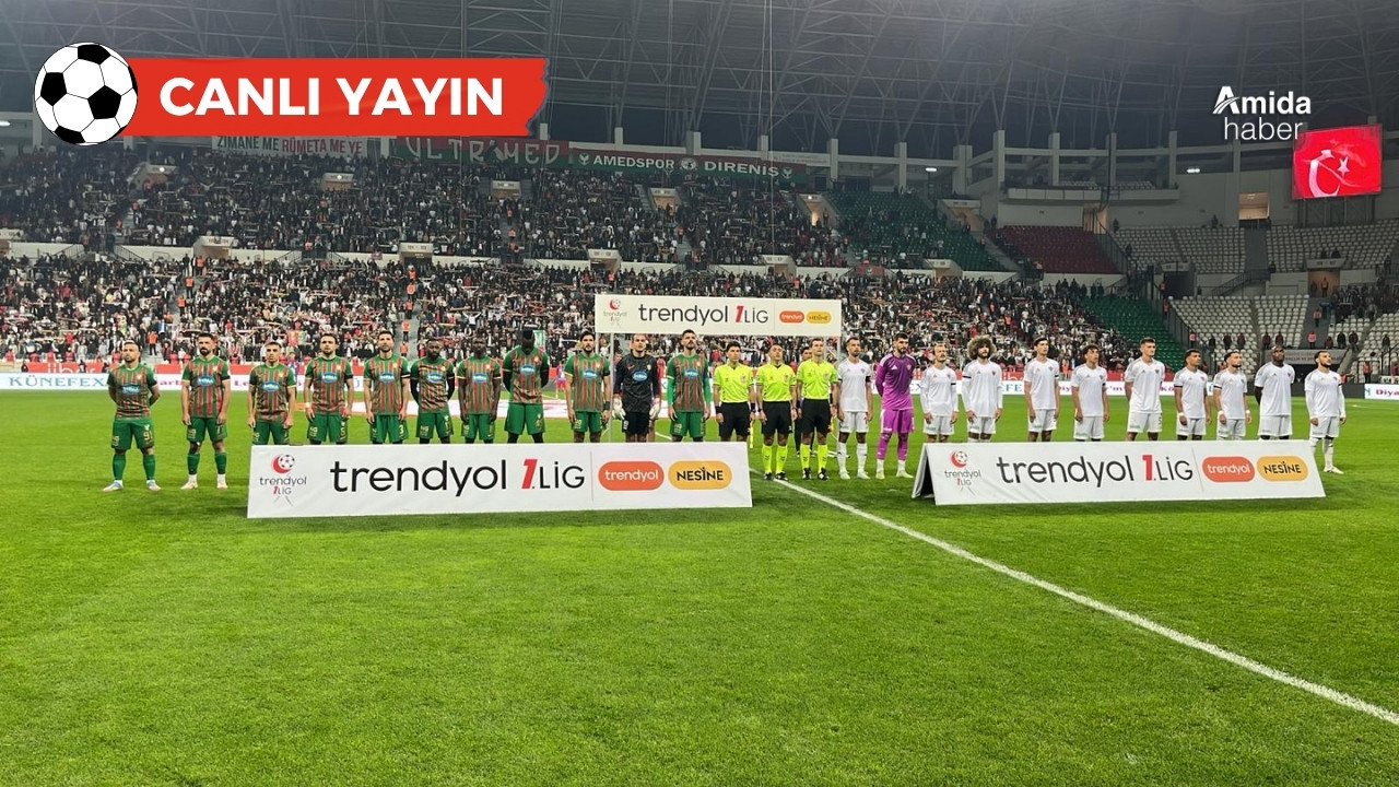 Diyarbakır’da kritik maç: Amedspor – Hatayspor maçı başladı