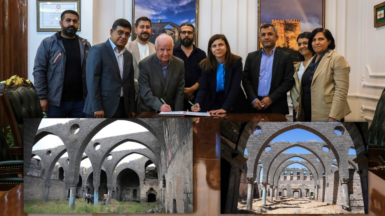 Diyarbakır’da tarihi kilise için imzalar atıldı